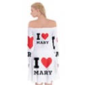 I love mary Off Shoulder Skater Dress View2