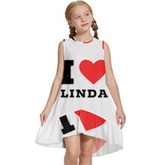 I Love Linda  Kids  Frill Swing Dress by ilovewhateva