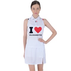 I Love Elizabeth  Women s Sleeveless Polo Tee by ilovewhateva