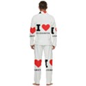 I love Elizabeth  Men s Long Sleeve Velvet Pocket Pajamas Set View4