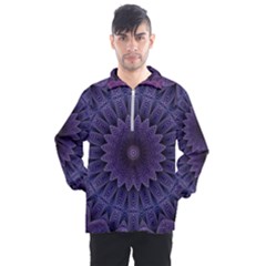 Shape Geometric Symmetrical Symmetry Men s Half Zip Pullover by Ravend