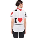 I love barbara Women s Short Sleeve Shirt View2