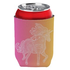 Unicorm Orange And Pink Can Holder by lifestyleshopee