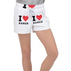 I Love Karen Velour Lounge Shorts by ilovewhateva