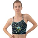 Ai Generated Neuron Network Connection Mini Tank Bikini Top View1