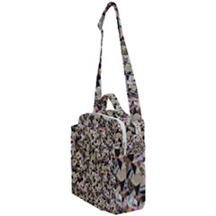 Mystic Geometry Abstract Print Crossbody Day Bag by dflcprintsclothing