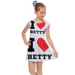 I Love Betty Kids  Cap Sleeve Dress by ilovewhateva