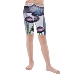 Necromancy Charm Kids  Mid Length Swim Shorts by GardenOfOphir