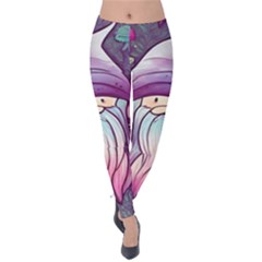 Foraging Mushroom Velvet Leggings by GardenOfOphir