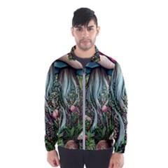 Craft Mushroom Men s Windbreaker by GardenOfOphir