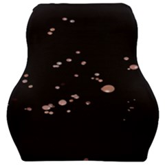 Abstract Rose Gold Glitter Background Car Seat Velour Cushion  by artworkshop