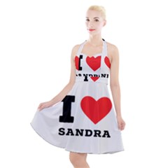 I Love Sandra Halter Party Swing Dress  by ilovewhateva