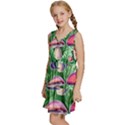 Mushroom Kids  Sleeveless Tiered Mini Dress View2