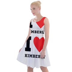 I Love Kimberly Knee Length Skater Dress by ilovewhateva