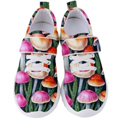 Goblincore Mushroom Women s Velcro Strap Shoes by GardenOfOphir