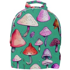 Goblin Mushroom Forest Boho Witchy Mini Full Print Backpack by GardenOfOphir