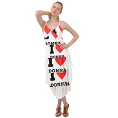 I Love Donna Layered Bottom Dress by ilovewhateva