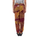 Watercolor Leaves Leaf Orange Women s Jogger Sweatpants View2