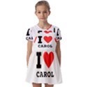 I love carol Kids  Short Sleeve Pinafore Style Dress View1