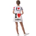 I love carol Kids  Short Sleeve Pinafore Style Dress View2