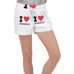 I Love Deborah Velour Lounge Shorts by ilovewhateva