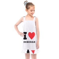 I Love Deborah Kids  Overall Dress by ilovewhateva