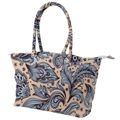 Texture Ornament Paisley Canvas Shoulder Bag by Jancukart