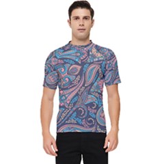 Background Ornament Paisley Men s Short Sleeve Rash Guard by Jancukart