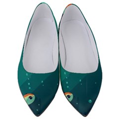 Ai Generated Ocean Sea Fish Aquatic Water Nature 5 Women s Low Heels by Pakemis