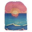 Sunset Ocean Beach Water Tropical Island Vacation 2 Drawstring Pouch (3XL) View1