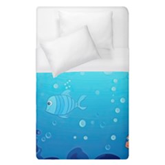 Ai Generated Ocean Sea Fish Aquatic Water Nature Duvet Cover (single Size) by Pakemis