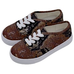 Rustic Charm Abstract Print Kids  Classic Low Top Sneakers by dflcprintsclothing