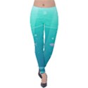 Ai Generated Ocean Sea Fish Aquatic Water Nature 3 Velvet Leggings View1