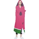 Watermelon Fruit Summer Red Fresh Food Healthy Wearable Blanket View1