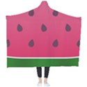 Watermelon Fruit Summer Red Fresh Food Healthy Wearable Blanket View2