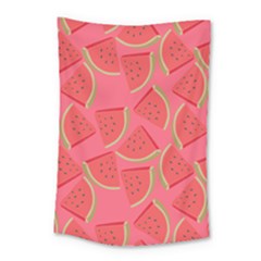 Watermelon Background Watermelon Wallpaper Small Tapestry by Wegoenart