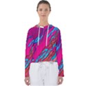 Colorful Abstract Fluid Art Women s Slouchy Sweat View1