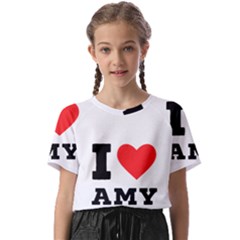 I Love Amy Kids  Basic Tee by ilovewhateva