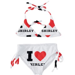 I Love Shirley Kids  Classic Bikini Set by ilovewhateva