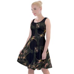 Flytrap Knee Length Skater Dress by MRNStudios