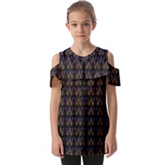 Digitalart Balls Fold Over Open Sleeve Top by Sparkle