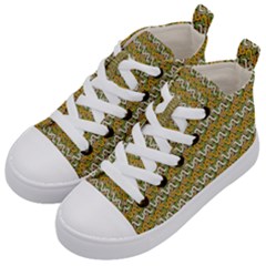 Pattern Kids  Mid-top Canvas Sneakers by Sparkle