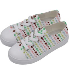 Pattern 50 Kids  Low Top Canvas Sneakers by GardenOfOphir