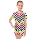 Chevron Kids  Mesh Tee and Shorts Set View1