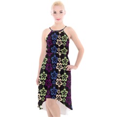 Pattern 103 High-low Halter Chiffon Dress  by GardenOfOphir