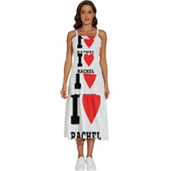 I Love Rachel Sleeveless Shoulder Straps Boho Dress by ilovewhateva