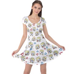  Togepi Cap Sleeve Dress by 100rainbowdresses