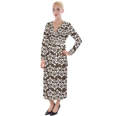 Pattern 109 Velvet Maxi Wrap Dress by GardenOfOphir