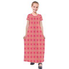 Pattern 142 Kids  Short Sleeve Maxi Dress by GardenOfOphir