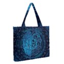 Artificial Intelligence Network Blue Art Medium Tote Bag View2